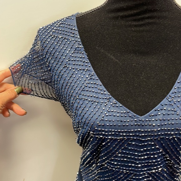 ADRIANNA PAPELL Prom beaded dress - Picture 5 of 12